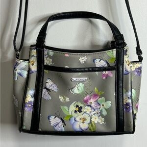 Floral Butterfly Crossbody Bag